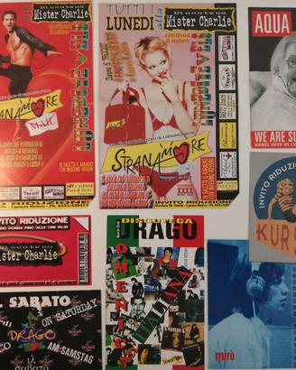 Flyer Discoteche Lignano Anni 90