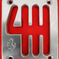 Ferrari, piastra in acciaio cambio manuale