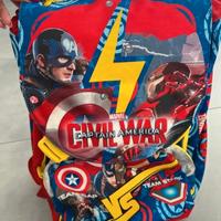 Zaino scuola Marvel Capitain America (civil war)