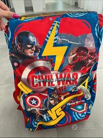Zaino scuola Marvel Capitain America (civil war)