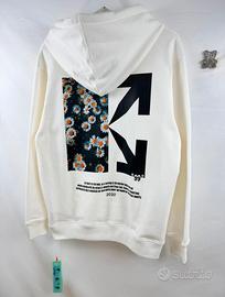Felpa Off-White x Flowers Bianca