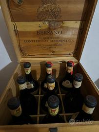 Cassetta vino Bersano vintage 9 Bottiglie