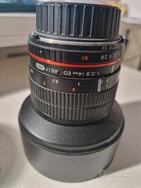 obiettivo samyang 14.mm. nikon 
