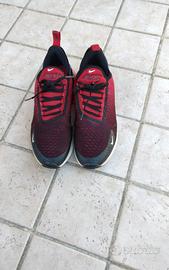 Nike Air Max 270 rosse e nere numero 40