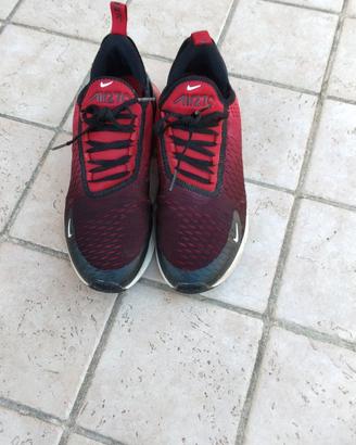 Nike Air Max 270 rosse e nere numero 40