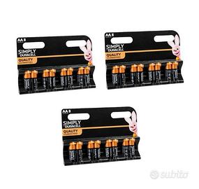 Duracell Simply Alcaline Stilo AA  Blister 24 Batt