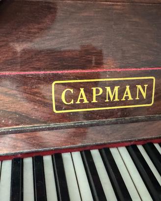 Pianoforte verticale antico Capman in legno