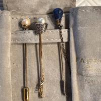 spilloni fermacravatte foulard cappello