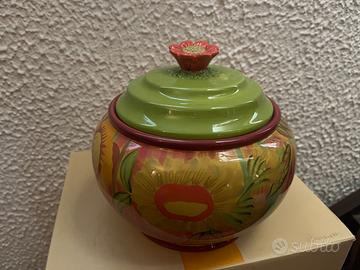 Biscottiera Tracy Porter con girasoli