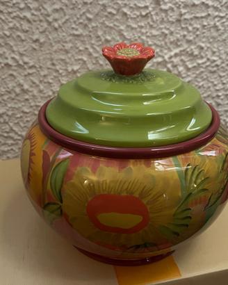 Biscottiera Tracy Porter con girasoli