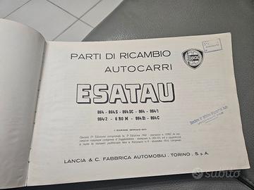 parti ricambio per lancia esatau, lancia spa
