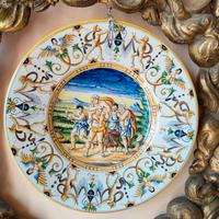 piatto in ceramica molaroni pesaro