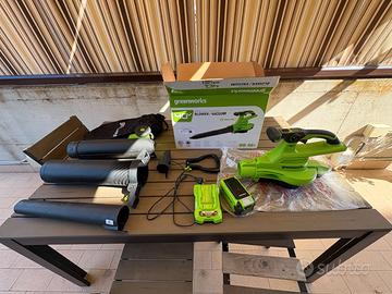 Soffiatore / aspiratore Greenworks 40v