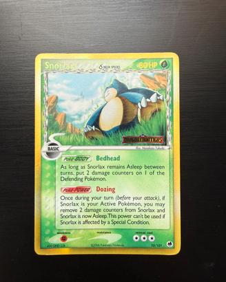 Carte Snorlax + electabuzz