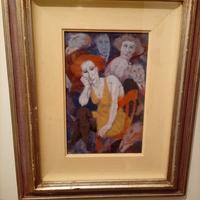 olio su tavola remo squillantini