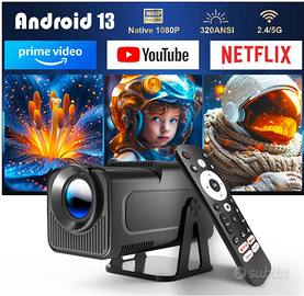 HY320 NTV Android 13 Smart Proiettore con Varie