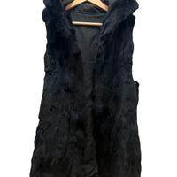 GILET LUNGO IN CONIGLIO