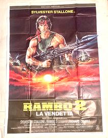 Rambo 2 La Vendetta - Manifesto Cinema (1985)