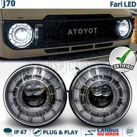 Fari LED per Land Cruiser J70 OMOLOGATI Angel Eyes