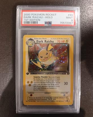 Dark Raikou 1ª Edizione Holo – PSA 9 MINT