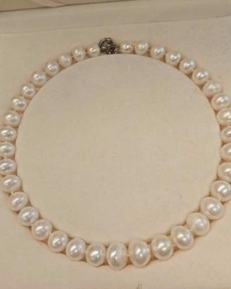 Elegante Collana di Perle Naturali