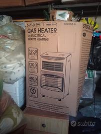 STUFA A GAS PIÙ ELETTRICA 