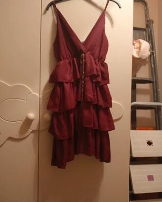 Vestito corto Low Design lurex tg. unica