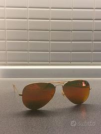 Ray-Ban - Aviator lente a goccia rosso