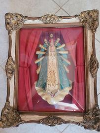 Quadro con madonna tridimensionale 370x350x50 mm