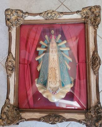 Quadro con madonna tridimensionale 370x350x50 mm