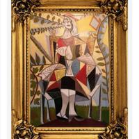 Pablo Picasso olio su tela 