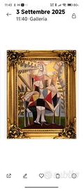 Pablo Picasso olio su tela 