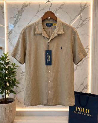 Camicia Polo ralph Lauren in lino - XL