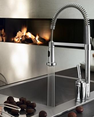Miscelatore da cucina con doccino