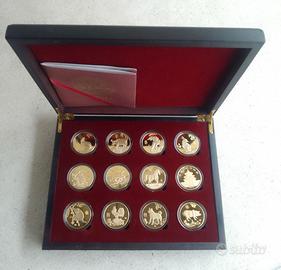 Monete/medaglie oroscopo cinese