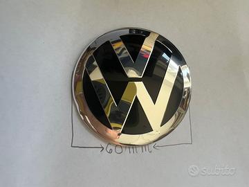 Adesivi Coprimozzi VW 60mm Cromati (Golf, Polo...)