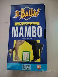 10videocassette si balla  a scuola di  mambo, tang