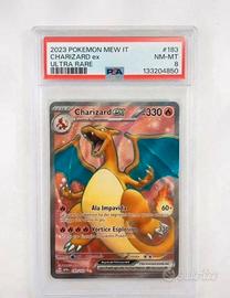 Pokemon 151 Charizard ITA PSA 8 Carta Gradadata