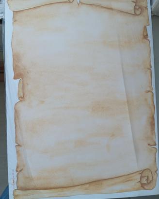 Carta A4 tema Pergamena