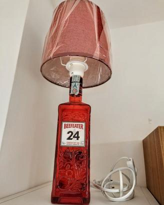 Lampada bottiglia gin Beefeater