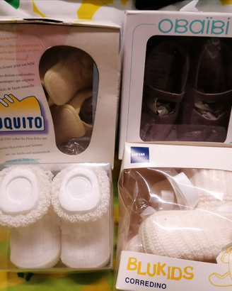 4 Scarpine neonato nuove