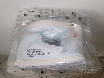 Air Jordan 1 High Virgil Abloh Alaska EU 40 nuove