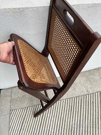 Sedia pieghevole in legno