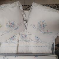 Completo letto matrimoniale in PURO cotone