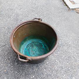 Paiolo antico in rame