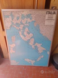 Cartina Da Muro Italia Amministrativa 120x90