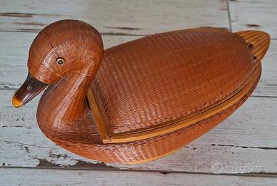 Ogg Vintage cesto a forma di anatra 