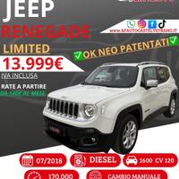 Jeep Renegade 1.6 Mjt 120 CV Limited