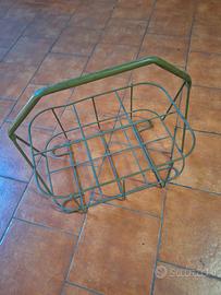 cesto porta bottuglioni verde