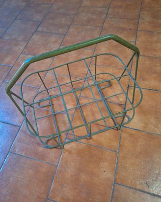 cesto porta bottuglioni verde